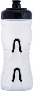 Фляга 0,6 Fabric Cageless Bottle Прозора із чорним