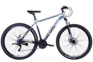Велосипед SPACE NEPTUNE DD FR 29", рама-20" сталь, серо-черный 2024