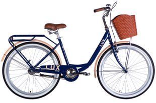 Велосипед ST 26" Dorozhnik LUX Velosteel рама-17" синий 2025