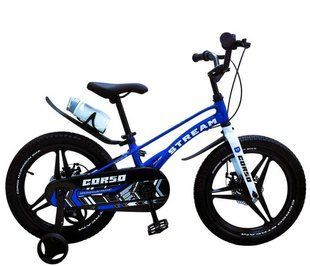 Велосипед 18" Corso Stream, магний SM-18508 синий