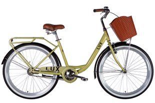 Велосипед ST 26" Dorozhnik LUX Velosteel рама-17" блідо-зелений 2025