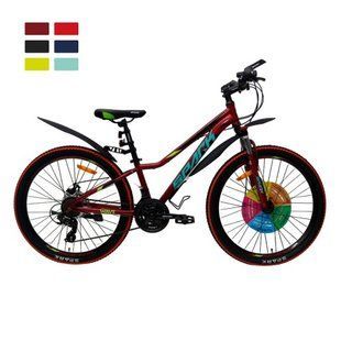 Велосипед SPARK WAVE 26", сталева рама 12", вишневий