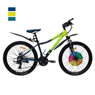 Велосипед SPARK MONTERO 26", алюмінієва рама 15", салатно-чорний