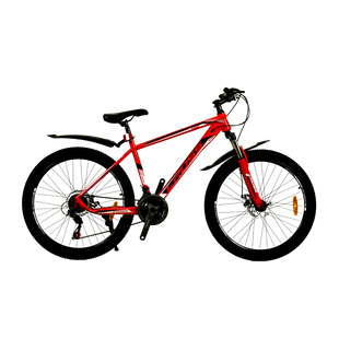 Велосипед 26" Cross Kron, рама 17" черно-красный