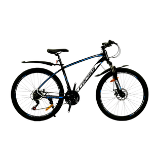 Велосипед CROSS Tracker 27.5" рама - 17", чорний-синій