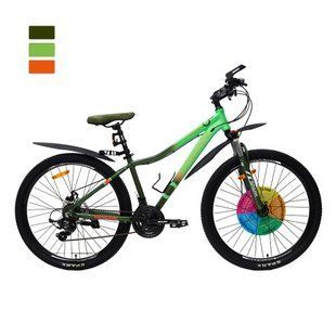 Велосипед SPARK MONTERO 27,5" алюминиевая рама 15", салатово-чёрный