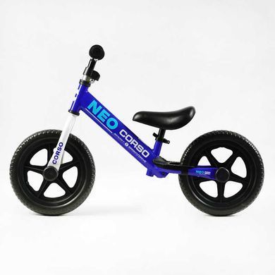 Біговел 12" Corso Neo EN-25540 (2025), синій з білим