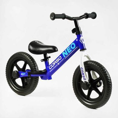 Біговел 12" Corso Neo EN-25540 (2025), синій з білим