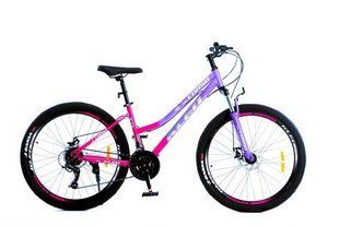 Велосипед Corso &laquo;KLEO&raquo; 26" KL-26027 рама сталева, дискові гальма , 21 швидкість Shimano, рожево-ліловий