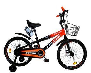 Велосипед 20" Corso Falcon, сталь FC-20733 чорний з помаранчевим