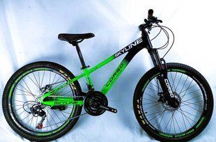 Велосипед Corso SKYLINE 24" рама алюминиевая 11&rsquo;&rsquo;, оборудование Shimano 21 скорость SL-30501