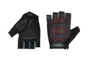 Перчатки ONRIDE Hold 30 Ornament, гелевые подушечки, черный размер S