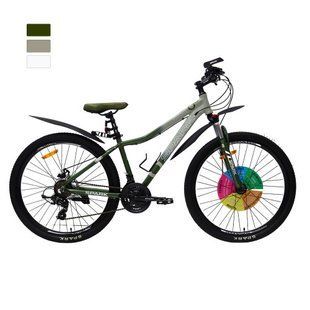 Велосипед SPARK MONTERO 27,5" алюминиевая рама 15", серо-зелёный