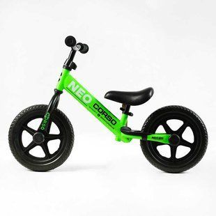 Біговел 12" Corso Neo EN-36900 (2025), салатовий з чорним