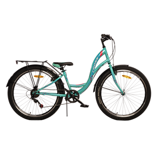 Велосипед 26" Cross Betty, рама 13" підліткови, салатово-блакитний