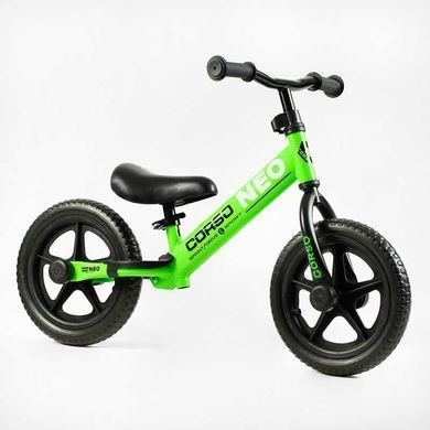 Біговел 12" Corso Neo EN-36900 (2025), салатовий з чорним