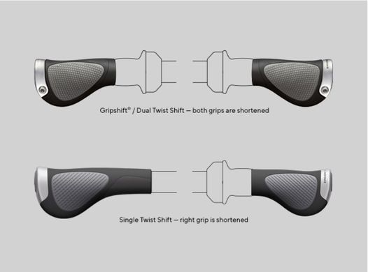 Грипсы Ergon GP1 Evo Single Twistshift