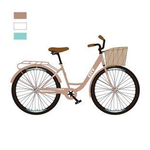 Велосипед SPARK CITY MOVA 26", сталева рама 17", світло рожевий