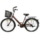 Велосипед SPARK CITY LIRA 26", стальная рама - 17" коричневый