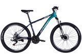Велосипед AL 27.5" SPACE PHAETON DD FR рама-19" сине-бирюзовый 2026