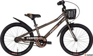 Велосипед дитячий Formula STORMER 20", рама 10" алюміній, з підніжкою, крилами та дзвінком, бронзовийй