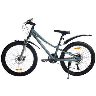 Велосипед SPARK NERO 24", стальная рама - 11" темно-бирюзовый
