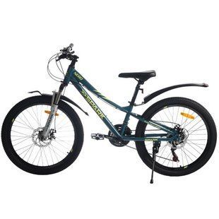 Велосипед SPARK NERO 24", стальная рама &ndash; 11" темно-мятный