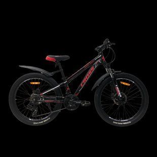 Велосипед Cross Hunter 24" 12.5" Черный-Красный 2026