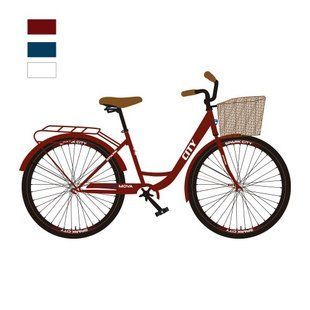 Велосипед SPARK CITY MOVA 28", сталева рама 18", вишневий