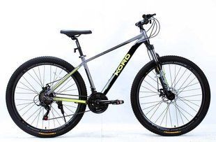 Велоcипед Corso Kord 29", алюминий KD-29506 черно-серый