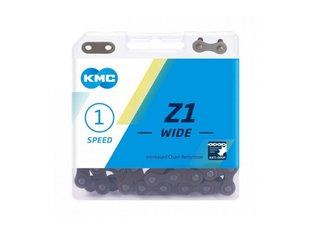 Ланцюг KMC Z1 Wide, 1 швидкість, 112 ланок з замком, Brown