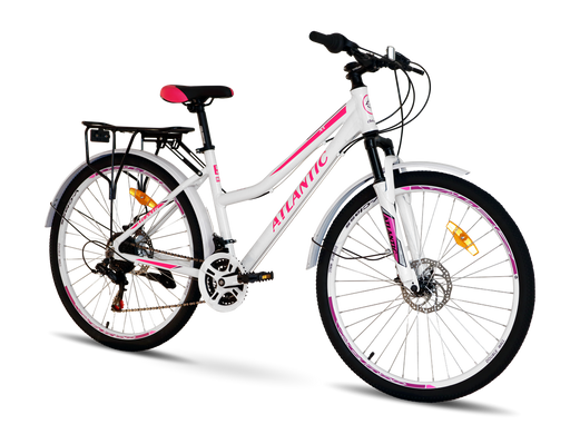 Велосипед 26" Atlantic Canaria NX, алюміній, рама 16" біло-рожевий