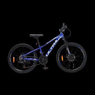 Велосипед CrossBike ULTRA 24" 12" Синий-Белый 2026