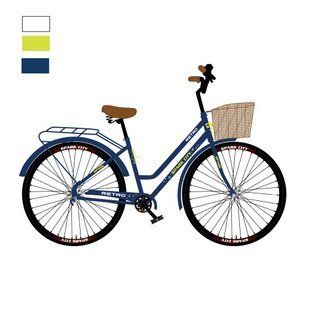 Велосипед SPARK CITY RETRO 28", сталева рама 18", темно-синій