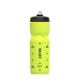 Фляга Zefal Sense Soft 80 (157N) 800мл пластик, резьб. крышка Soft-Cap System, неоново-желтая
