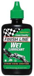 Мастило Finish Line рідка Wet Lube (Cross Country) для вологих погодних умов, 120ml