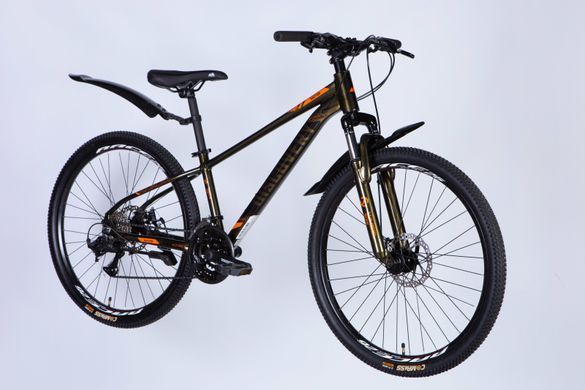 Велосипед AL 26" Discovery BASTION DD CS рама-18" коричневый 2025