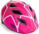 Шолом дитячий MET Elfo Genio з мигалкою Pink Stars glossy - 1
