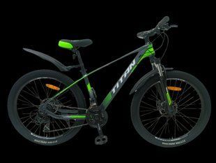 Велосипед Titan Shadow 2024 26" 15" Серый-Зеленый 2026