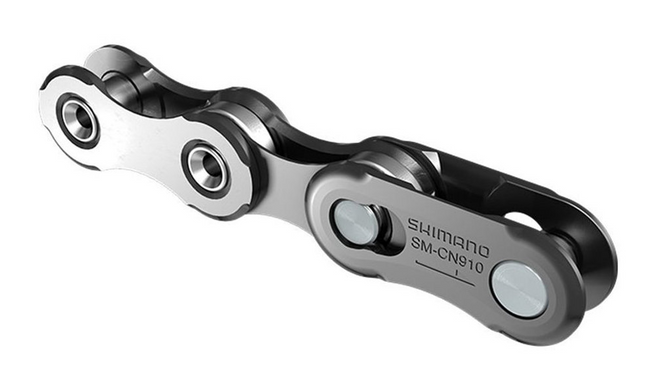 Цепь Shimano CN-M9100 XTR SIL-TEC 116 звеньев с замком (QUICK LINK), 12 скоростей