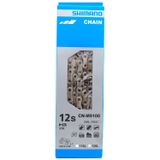 Цепь Shimano CN-M9100 XTR SIL-TEC 126 звеньев с замком (QUICK LINK), 12 скоростей