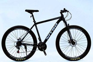 Велоcипед Corso NITRO 29", сталь NT-29348 чорний з блакитним