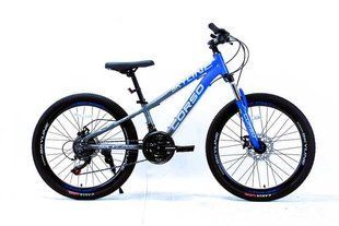 Велосипед Corso &laquo;SKYLINE&raquo; 24" SN-24559 рама алюмінієва 11", дискові гальма , 21 швидкість Shimano, блакитний