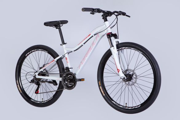 Велосипед AL 26" Formula ALPINA DD FR рама-15" белый с розовым 2026