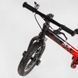 Беговел 12" Corso Skip Jack 44538 (2025) с амортизатором + звонок + крылья, черно-красный - 6