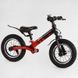 Беговел 12" Corso Skip Jack 44538 (2025) с амортизатором + звонок + крылья, черно-красный - 8
